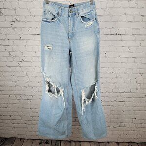 BDG Urban Outfitters Skater Baggy Distressed Denim Jeans Size 24 (24x33)